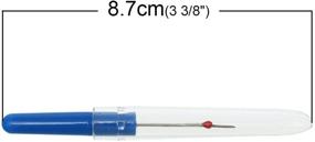 img 2 attached to 🧵 PEPPERLONELY Brand 30PC Mixed Color Craft Sewing Seam Stitch Ripper - Quick Unpick Tool - 87x11mm (3-3/8 x 3/8 Inch)