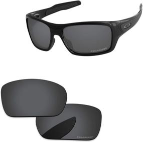 img 4 attached to Улучшите свои солнцезащитные очки Oakley Turbine с заменяемыми линзами PapaViva.