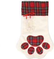 🎄 lo lord lo christmas stocking for pets - personalized large paw stocking for dogs and cats logo