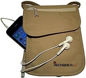 img 1 attached to 👛 IGOGEER RFID Deluxe Neck Wallet