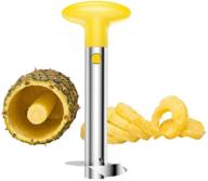 🍍 pineapple peeler & corer tool: sametech stainless steel remover slicer for home & kitchen with sharp blade - effortlessly obtain diced fruit rings logo