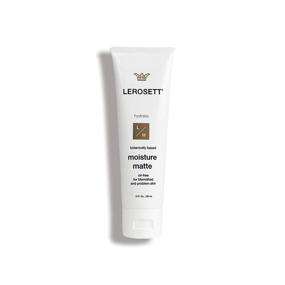 img 4 attached to 🌿 LEROSETT Moisture Matte: Oil-Free Daily Hydrating Moisturizer for Acne & Sensitive Skin – Non-Greasy, Lightweight Formula with Aloe Vera & Herbal Extracts – 3 oz Size