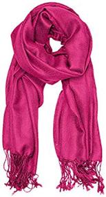 img 1 attached to Essencea Jacquard Paisley Pashmina Travelling Women's Accessories and Scarves & Wraps