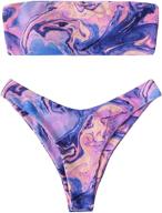 sweatyrocks bathing strapless bandeau swimwear women's clothing and swimsuits & cover ups logo