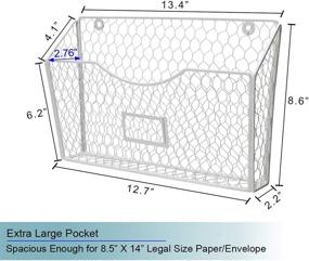 img 1 attached to PAG Pockets Hanging Organizer Magazine Storage & Organization