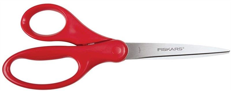 fiskars graduate scissors 8 inch assorted logo