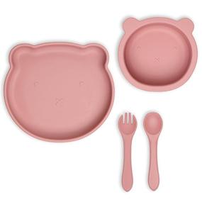 img 1 attached to 🍽️ Ullabelle Silicone Suction Bowl Spoon - Kid's Home Store