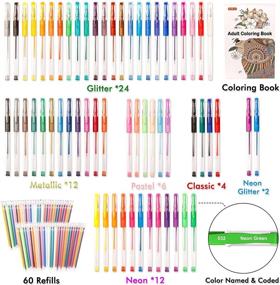 🖊️ 120 Pack Gel Pens by Shuttle Art - 60 Colored Gel Pens…