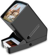 🔍 rybozen 35mm slide viewer: bright led lighted desk top magnifier for slides & film negatives logo