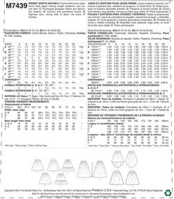 img 1 attached to McCall Patterns M7439A50 Misses Gathered