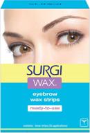 surgi wax brow shapers brows strips logo