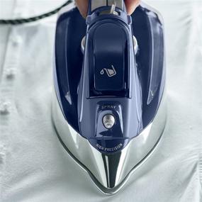 img 1 attached to Rowenta DW8260 Pro Master Xcel Steam Iron: Powerful 1750-Watt Blue Iron for Exceptional Garment Care