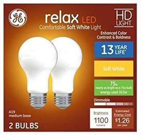 img 4 attached to 💡 GE Relax 75 Watt Dimmable Bulbs 2 Pack