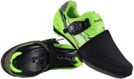 🚴 rockbros winter cycling shoe toe covers - toe warmers & protectors, black kevlar, 1 pair logo