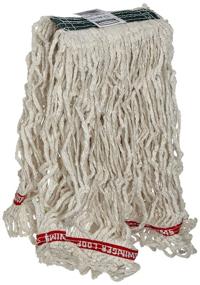 img 1 attached to 🧹 Rubbermaid Commercial Products Swinger Loop Mop: Medium Size, 1-inch Headband, White - FG11206WH00