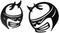 🏁 матовые черные индивидуальные эмблемы крыла для dodge challenger и charger scat pack. логотип