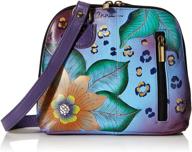 anna anuschka 8109 tropical safari women's handbags & wallets logo