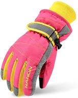 🧤 jeelad kids ski snow gloves: ultimate windproof winter gloves for boys and girls logo