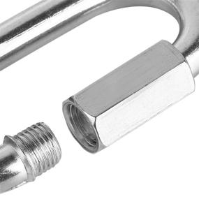 img 3 attached to 🔗 Pack of 20 Stainless Steel Quick Link M3.5 Connectors by KINJOEK - Heavy Duty D Locking Looks for Carabiner, Hammock, Camping & Outdoor Gear, with 150 Lb Max. Load