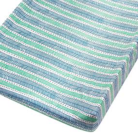 img 3 attached to Organic Cotton Changing Pad Covers for Babies - HonestBaby (Set of 2)