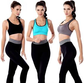 img 2 attached to Racerback Sports Workout Fitness 3X Large Women's Clothing