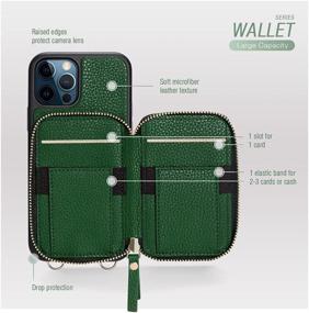 img 2 attached to ZVE Wallet Case For IPhone 12 Pro Max (6