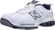 high-performance new balance mc806 tennis white men's shoes: perfect footwear for the court логотип