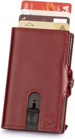 img 4 attached to 💼 Aluminium Leather Wallet for Men - Credit Holder and Essential Accessories