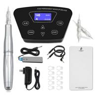 biomaser permanent makeup tattoo machine kit: ultimate precision with rotary pen, touch control power supply, and practice skin included logo