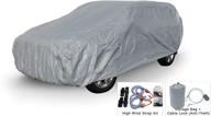 🚗 ultimate weatherproof suv cover for 2008-2019 toyota highlander - 5 layer protection for indoor & outdoor use - rain, snow, hail, sun - includes theft cable lock, bag & wind straps logo