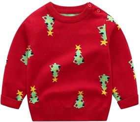 img 4 attached to 👕 AOWKULAE Cartoon Pullover Sweater for Boys - Boys' Clothing Sweaters