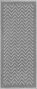 img 3 attached to 🛁 nuLOOM Lyle Textured Chevron Bath Mat: Grey, 1' 5" x 2' - Soft and Stylish Bathroom Rug!