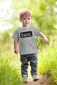 img 1 attached to Unordinary Toddler Birthday Shirt Charcoal Boys' Clothing
