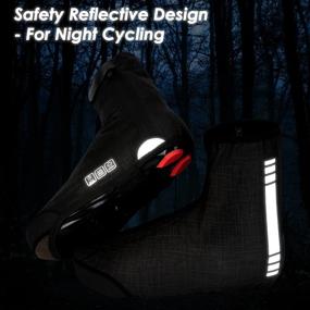 img 2 attached to Shiwely Winter Cycling Shoe Covers - Thermal, Water Resistant, Windproof Bicycle Overshoes for Men and Women