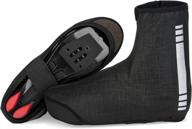 shiwely winter cycling shoe covers - thermal, water resistant, windproof bicycle overshoes for men and women logo