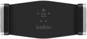 img 4 attached to 🚗 Belkin F7U017bt Автомобильное крепление на вентиляционную решётку: надёжно удерживает смартфоны до 5,5 дюймов, в элегантном черно-серебристом дизайне