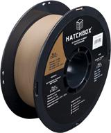 🖨️ hatchbox matte pla 3d printing filament for additive manufacturing logo