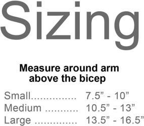 img 1 attached to 💦 Waterproof Compression Upper Arm Strap - Prevents Pulling and Tearing - Ideal for Swimmer's Arm, Bicep, and Tricep Tendonitis (Large)