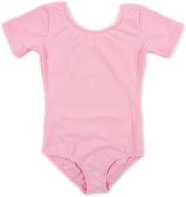 img 4 attached to Leveret Girls Leotard Sleeve X Large - Stylish and Flexible Girls' Activewear