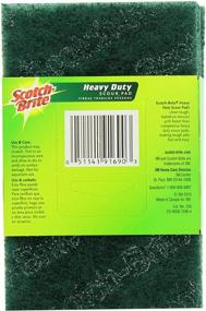 img 1 attached to Scotch-Brite Heavy-Duty Scour Pad, 6-Pack (Set of 4)