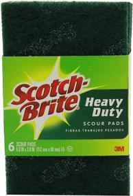 img 2 attached to Scotch-Brite Heavy-Duty Scour Pad, 6-Pack (Set of 4)