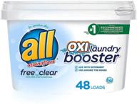 🌼 oxi laundry booster for sensitive skin - free & clear formula - 52 oz, 48 loads logo