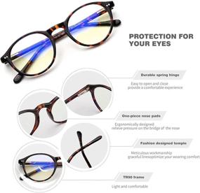 img 3 attached to 👓 JOO'RTI Blue Light Glasses: Stylish eyewear for optimal eye protection