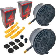 🚲 bike tube 20 x 1.95/2.125/1.75 2 pack schrader valve for 20-inch bike tires, 1.75-2.125 width range | includes 3 tire levers & 6 self-adhesive round patches | long-lasting inflation by llh2k logo