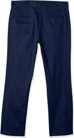 img 2 attached to Boys' Straight Front 👖 Uniform Pants by Amazon Essentials