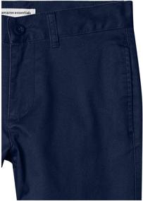 img 1 attached to Boys' Straight Front 👖 Uniform Pants by Amazon Essentials