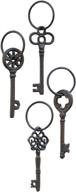 🔑 young's cast iron single key on ring, 7-inch, pack of 4 (30444) логотип