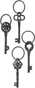 img 2 attached to 🔑 Young's Cast Iron Single Key on Ring, 7-Inch, Pack of 4 (30444)