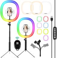 🌈 【enhanced】 adjustable rgb 10 inch with 3 color options logo