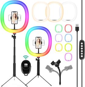 img 4 attached to 🌈 【Enhanced】 Adjustable RGB 10 Inch with 3 Color Options
